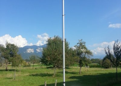 Mât telescopique GIANT, Hauteur de 12 à 40m avec charge max de 320kg