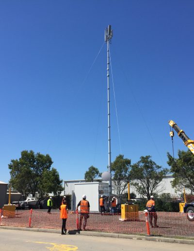 Antenne télescopique de communication GSM de 20m